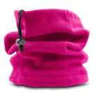 Komin na szyję i czapka - kolor różowy