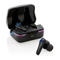 Bezprzewodowe słuchawki douszne RGB z ENC Gaming Hero kolor czarny