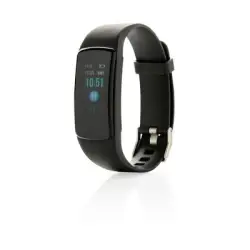 Monitor aktywności Stay Fit, bezprzewodowy zegarek wielofunkcyjny, monitor pracy serca - kolor czarny