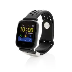Monitor aktywności Fit, bezprzewodowy zegarek wielofunkcyjny - kolor czarny