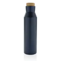 Butelka termiczna 500 ml Gaia stal nierdzewna z recyklingu kolor niebieski