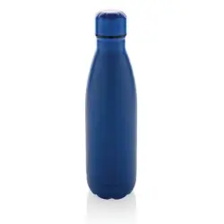 Butelka sportowa 500 ml Eureka stal nierdzewna z recyklingu kolor niebieski