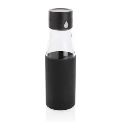 Butelka monitorująca ilość wypitej wody 650 ml Ukiyo - kolor czarny