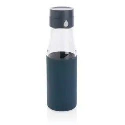 Butelka monitorująca ilość wypitej wody 650 ml Ukiyo - kolor niebieski