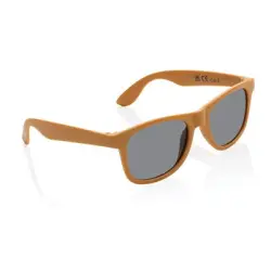 Okulary przeciwsłoneczne, PP z recyklingu kolor brązowy