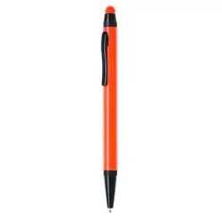 Aluminiowy długopis, touch pen kolor pomarańczowy