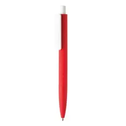 Delikatny w dotyku długopis X3 - czerwony