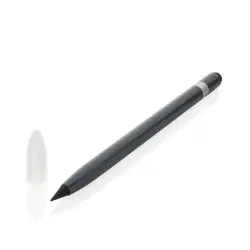 Aluminiowy ołówek z gumką kolor szary