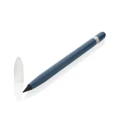 Aluminiowy ołówek z gumką kolor niebieski