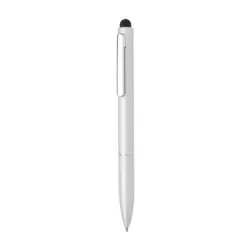 Długopis touch pen Kymi aluminium z recyklingu kolor srebrny