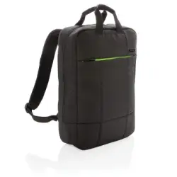 Plecak na laptopa 15,6" rPET Soho - kolor czarny