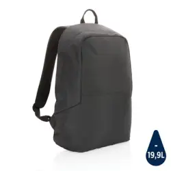 Plecak chroniący przed kieszonkowcami Impact AWARE™ RPET - kolor czarny