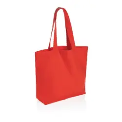 Torba na zakupy Impact AWARE™, bawełna z recyklingu kolor czerwony