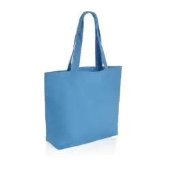 Torba na zakupy Impact AWARE™, bawełna z recyklingu kolor niebieski