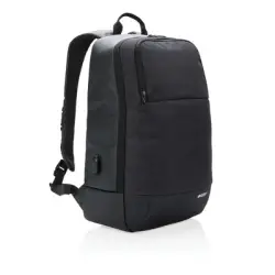 Nowoczesny plecak na laptopa 15" Swiss Peak - kolor czarny