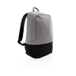 Plecak chroniący przed kieszonkowcami, ochrona RFID - kolor szary, czarny