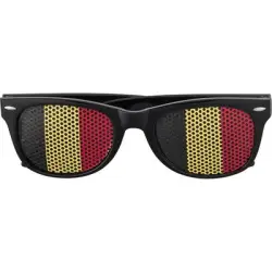 Okulary przeciwsłoneczne kolor czarny-żółty-czerwony