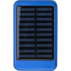 Power bank 4000 mAh, ładowarka słoneczna - kolor niebieski