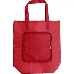 Składana torba termoizolacyjna, torba na zakupy kolor czerwony