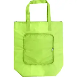 Składana torba termoizolacyjna, torba na zakupy kolor limonkowy