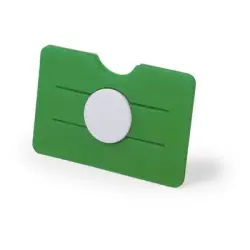 Uchwyt do telefonu - etui na karty kredytowe - kolor zielony