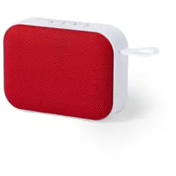 Głośnik bezprzewodowy 3W, radio - kolor czerwony