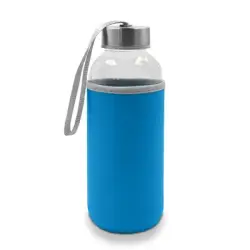 Szklana butelka 420 ml | Bob - kolor błękitny