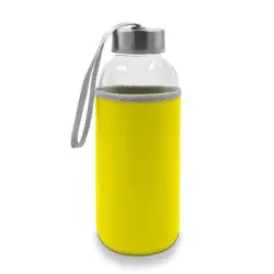 Butelka sportowa w żółtym etui