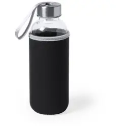 Szklana butelka sportowa 420 ml kolor czarny
