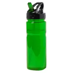 Butelka sportowa ze słomką - zielona