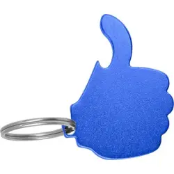 Brelok do kluczy z kciukiem - kolor niebieski