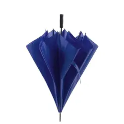 Duży wiatroodporny parasol automatyczny - kolor granatowy