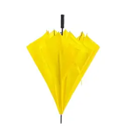 Duży wiatroodporny parasol automatyczny - kolor żółty