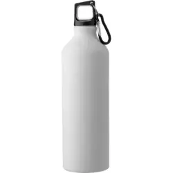 Butelka sportowa 800 ml z karabińczykiem - kolor biały