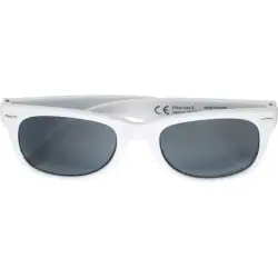 Okulary przeciwsłoneczne z PC z recyklingu - kolor biały