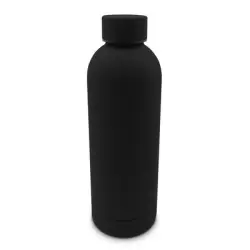 Butelka termiczna 500 ml | Terryl - kolor czarny