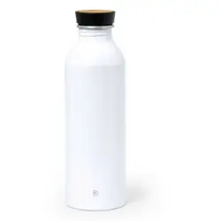 Butelka sportowa 550 ml z aluminium z recyklingu - kolor biały