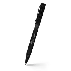 Długopis z drucianym klipem Amara kolor czarny