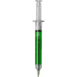 Długopis "strzykawka" - kolor jasnozielony