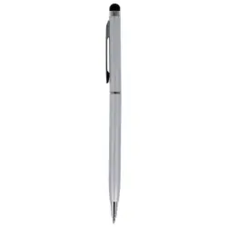 Srebrny długopis z touch pen'em