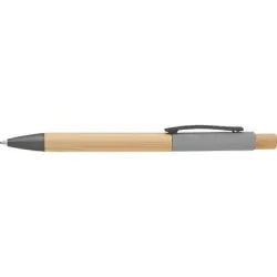 Bambusowy długopis kolor szary
