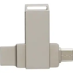 Pamięć USB 64 GB kolor srebrny