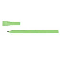 Długopis ekologiczny, zatyczka - kolor jasnozielony