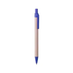 Długopis z kartonu z recyklingu - niebieski