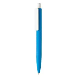 Długopis X3 z przyjemnym w dotyku wykończeniem - niebieski