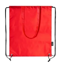 Worek ze sznurkiem RPET torba na zakupy kolor czerwony