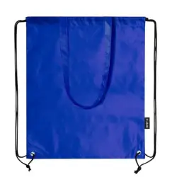 Worek ze sznurkiem RPET torba na zakupy kolor niebieski