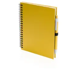 Notes / notatnik z długopisem - żółty