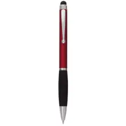 Długopis z wygodnym uchwytem touch pen - czerwony