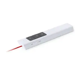 Bezprzewodowy wskaźnik laserowy - prezenter - kolor biały